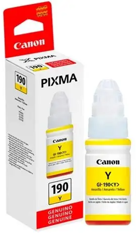 REFIL TINTA CANON - PIXMA 190 - AMARELO - GENUINO