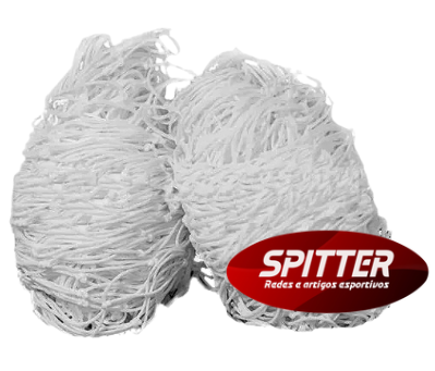 REDE DE FUTEBOL SOCIETY STANDARD 5 M FIO 4,0 PE PAR BRANCA
