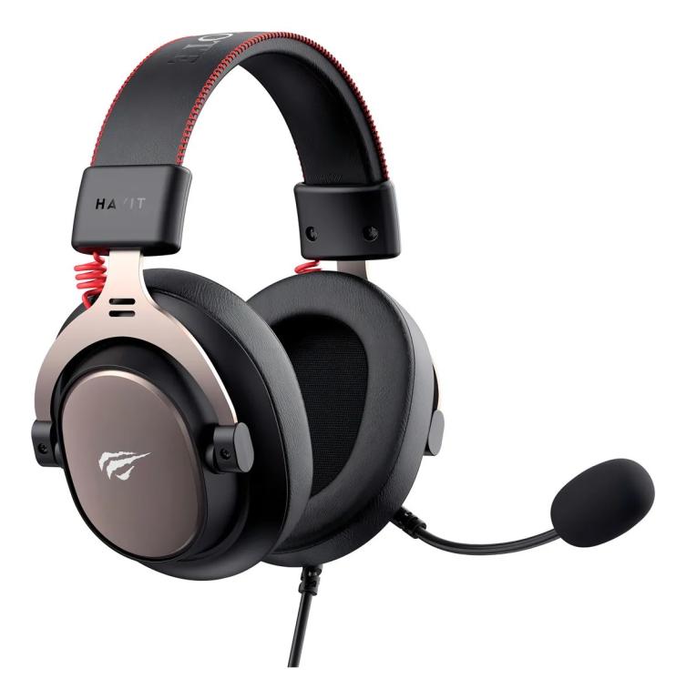 HEADSET GAMER HAVIT H2015E  BLACK/OCHRE