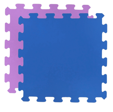 PISO BORRACHA TATAME SINTETICO COLORIDO 10MM 50X50