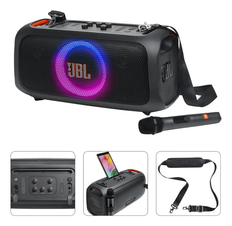 CAIXA DE SOM JBL PARTYBOX ON THE GO 2 - COM MICROFONE