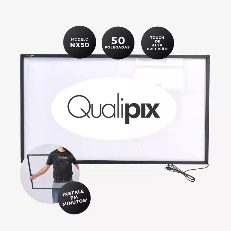 TELA TOUCH INTERATIVA 50'' - QUALIPIX NX50