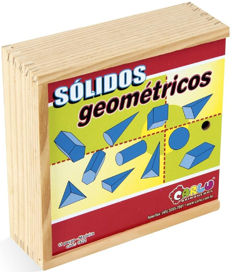 SOLIDOS GEOMETRICOS - MDF - 11 PECAS