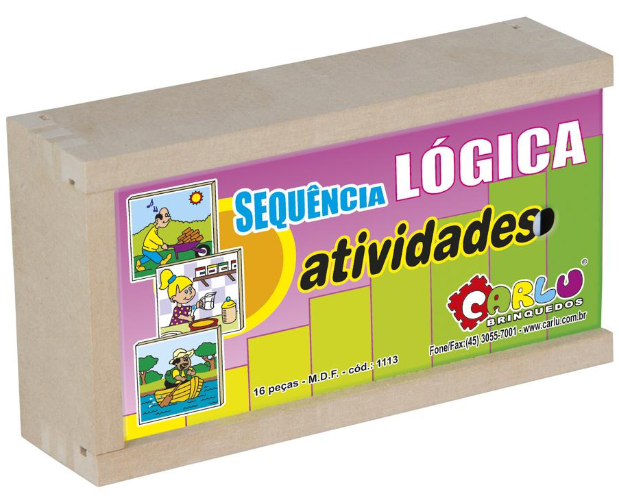 SEQUENCIA LOGICA ATIVIDADES - MDF - 16 PECAS