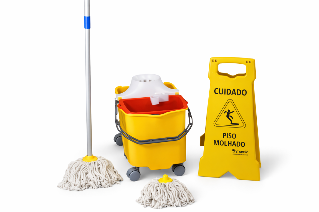 KIT COMPLETO BRALIMPIA DOBLO 20L STANDARD AMARELO