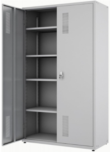 ARMARIO ACO POP EXECUTIVO CINZA LISO 2P CHAPA GROSSA 22 198×120×045M
