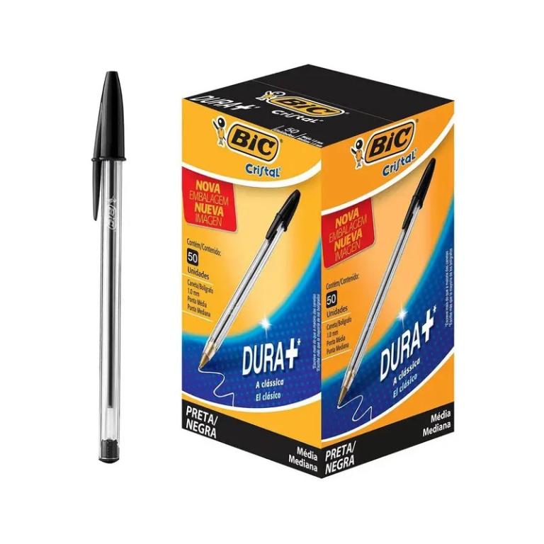 CANETA ESFEROGRAFICA PRETA - BIC
