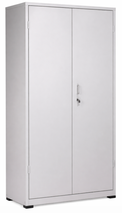 ARMARIO EXECUTIVO - 2 PORTAS 3 PRATELEIRAS -  CINZA - NOBRE