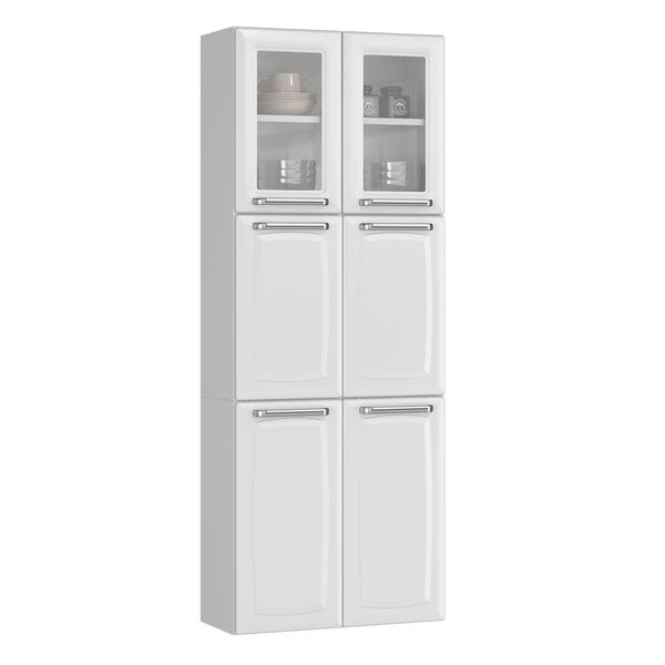PANELEIRO DUPLO 6 PORTAS 70CM - LUCE - BRANCO - ITATIAIA