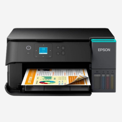 IMPRESSORA MULTIFUNCIONAL EPSON ECOTANK L4360 WI-FI DUPLEX C11CL41302 PRETO BIVOLT