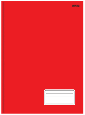 CADERNO BROCHURAO 1/1 96F KBOM VERMELHO - SAO DOMINGOS