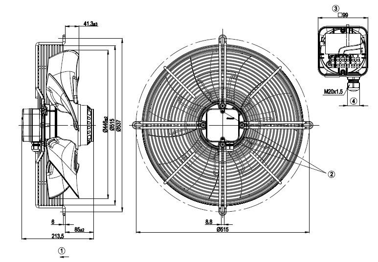 EXAUSTOR RESFRIADOR BLN