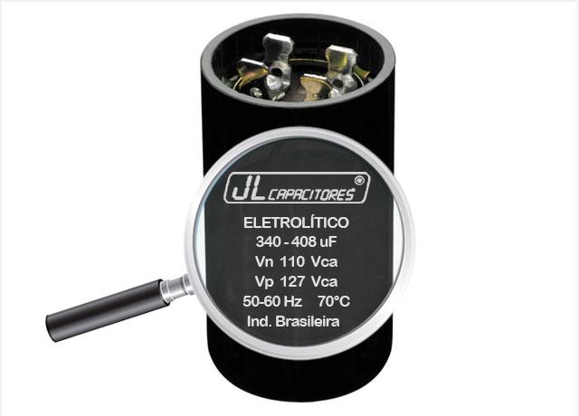 CAPACITOR DE PARTIDA 340-408 UF 110V ac