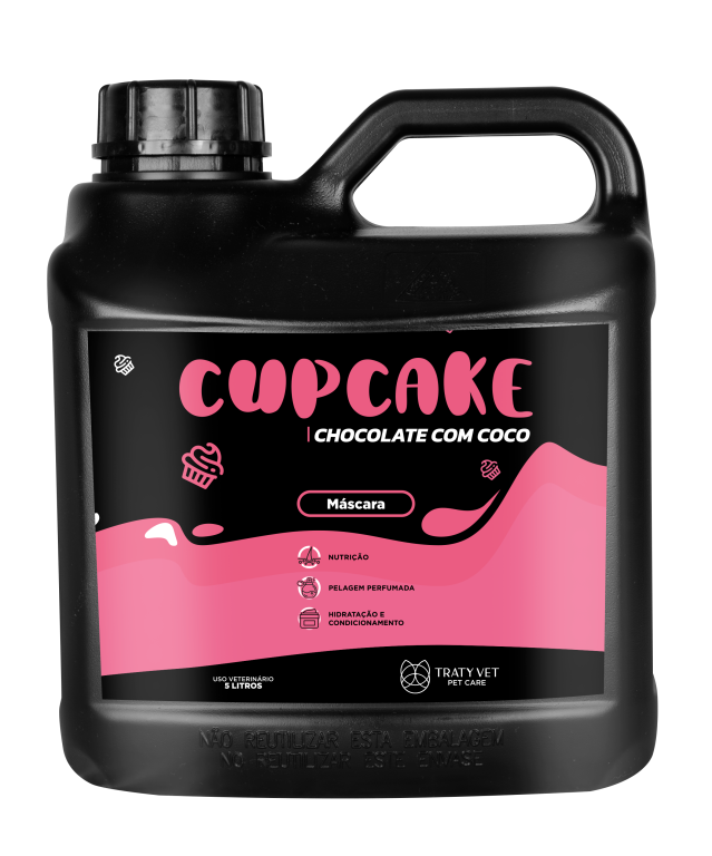 Máscara Cupcake Chocolate com Côco 5LT