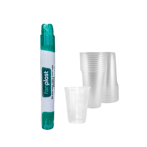 COPO DESCARTAVEL FONPLAST TRANSP 300ML