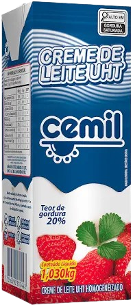 CREME DE LEITE CEMIL 20% 1,030KG