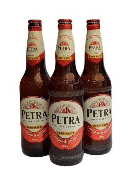 CERVEJA PETRA PURO MALTE 24X600ML  GARRAFA