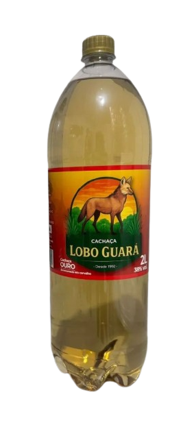 CACHACA LOBO GUARA 6X2LTS AMARELA