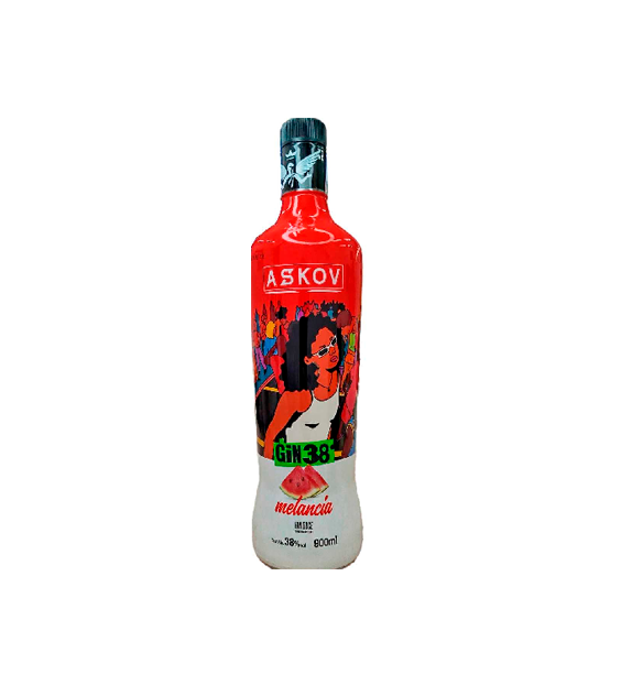 BEB GIN DOCE 38% ASKOV MELANCIA 900ML