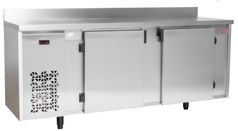 BALCAO DE ENCOSTO INOX FRIGORIFICO 220V - 2,00M - (BFEI-200)