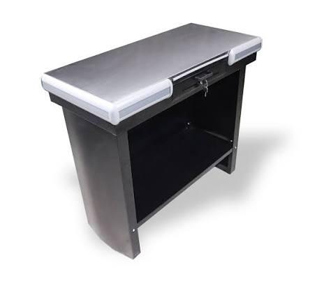 CHECK OUT BALCAO FISCAL 1000X450 C/GAVETA - PRETO