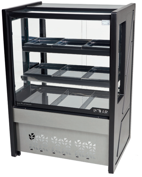 VITRINE ESTUFA PLATINUM 220V - 0,80M - (PVE-080)