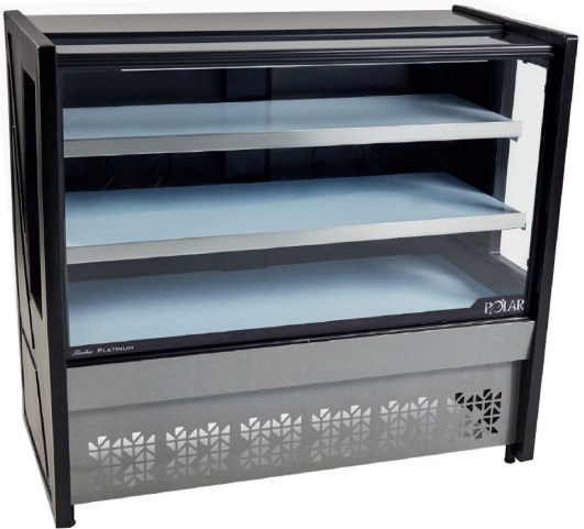 VITRINE NATURAL P. DE BATER PLATINUM - 1,25M - (PVNP-125)