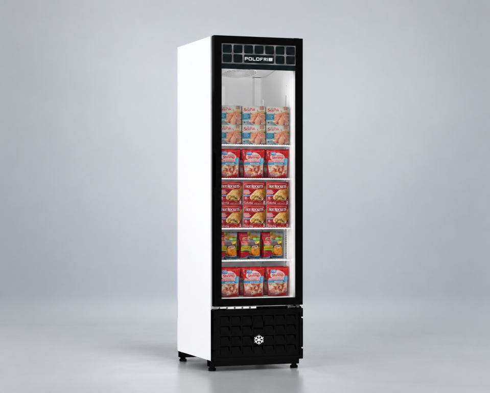 AUTO-SERVICO 1 PORTA 370L COM PISTA (VISA COOLER) - GAS COD.2401