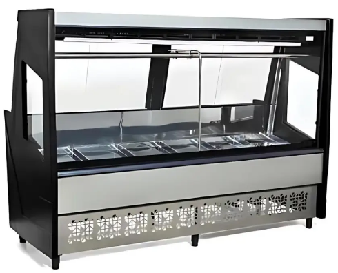 EXPOSITOR DE CARNE LUXO PRETO 220V - 2,00M - (PECR-200)