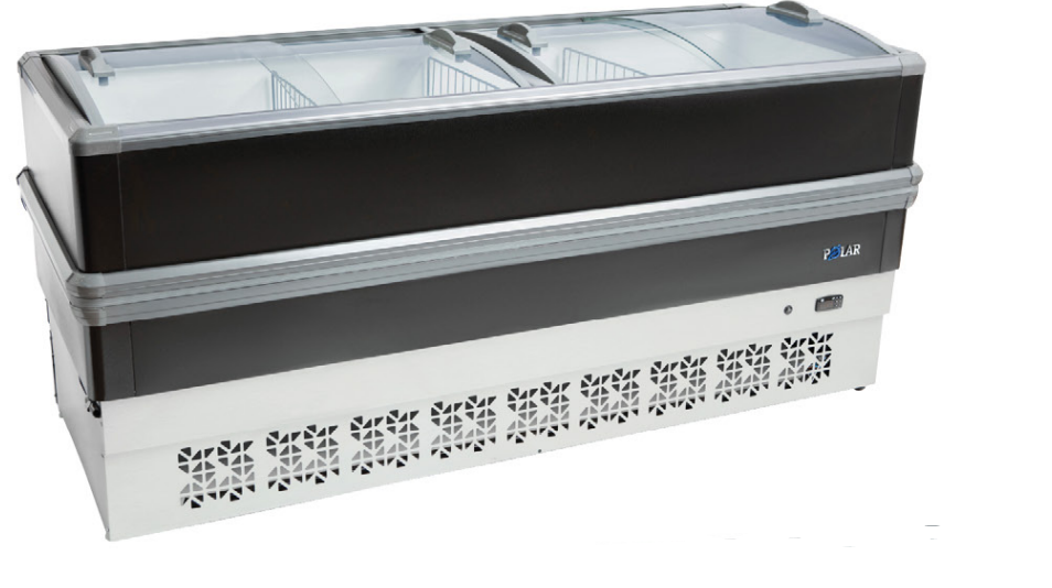 ILHA DUPLA AÇÃO PRETA V. CURVO 220V - 2,00M - (EICVCL-200)