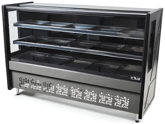 EXPOSITOR AVÍCOLA STANDARD PRETO 220V - 1,75M - (PECAV-175)