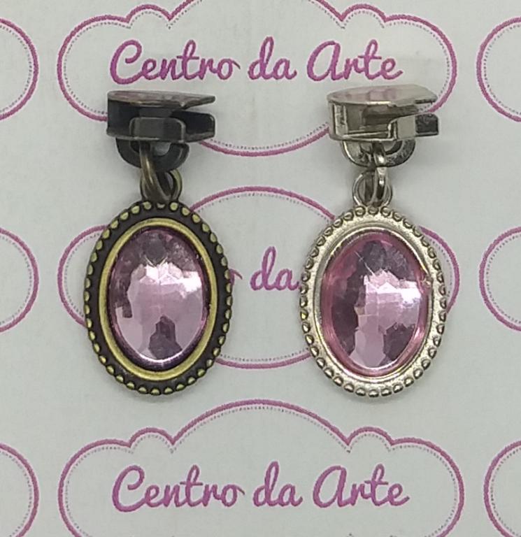 CURSOR PEDRA OVAL ROSA