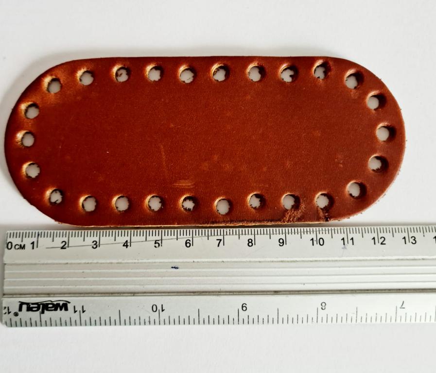 FUNDO BOLSA CROCHE MINI OVAL (6x13cm)