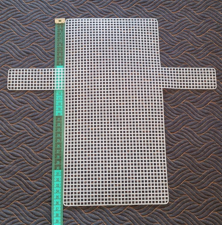 TELA PLASTICA BOLSA CROCHE 20CM