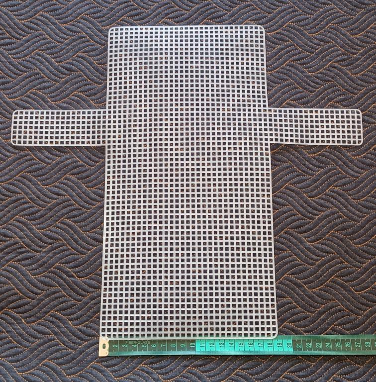 TELA PLASTICA BOLSA CROCHE 20CM