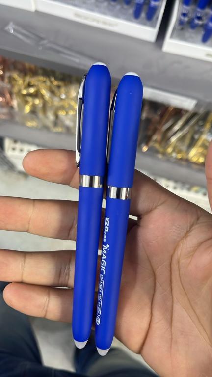 CANETA MAGICA APAGAVEL AZUL (TECIDO)
