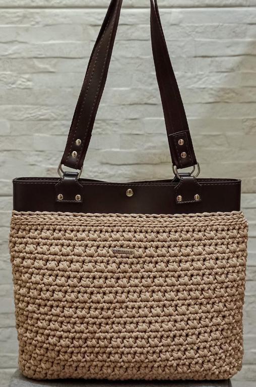 BASE SUPERIOR BOLSA CROCHE COM ALÇA DOURADO
