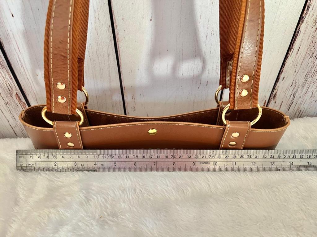 BASE SUPERIOR BOLSA CROCHE COM ALÇA OURO VELHO