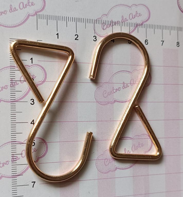 GANCHO PARA NECESSAIRE (10 PCS) DOURADO