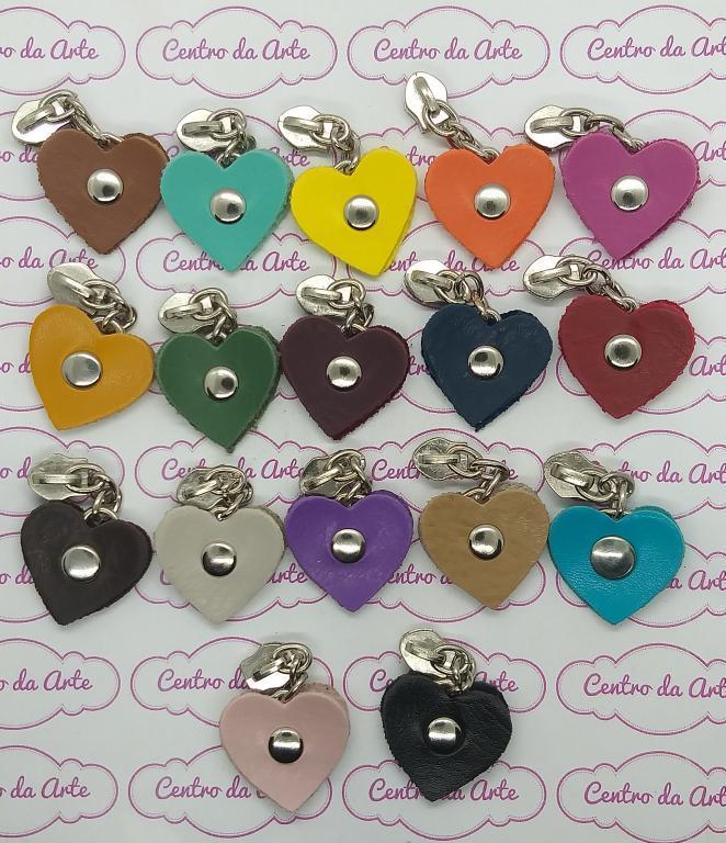 CURSOR CORAÇAO COURO DOURADO