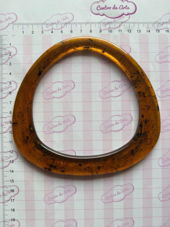 ALÇA ACRILICA OVAL (par)