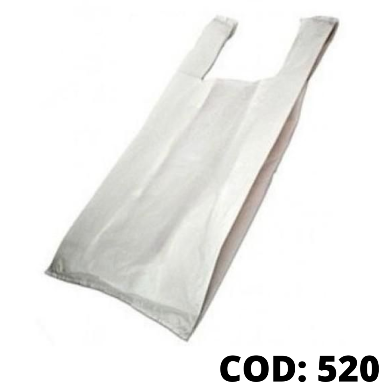 SACOLA 30X40 BRANCA VISION C/5KG