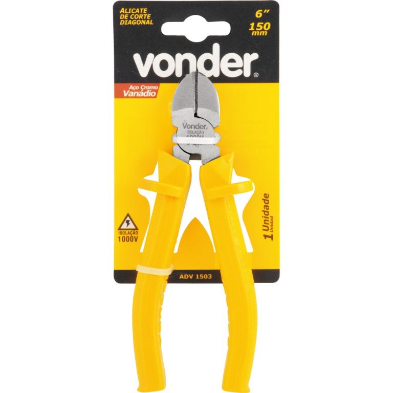 Alicate Corte 6 Diagonal 1000V Vonder