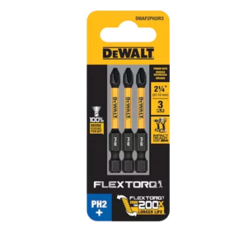 Bits Ph2 Flextorq 2.1/4 5,7Cm Dwaf2Ph2Ir3 Dewalt