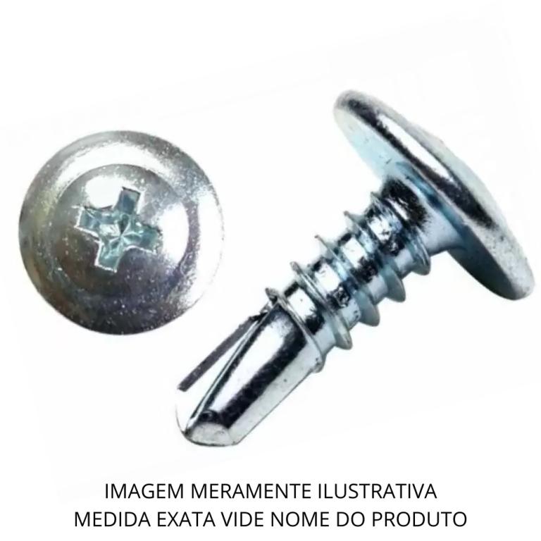 Parafuso Autobrocante Cabeça Flangeada 4,8 X 32 Drywall Ponta Broca Ph