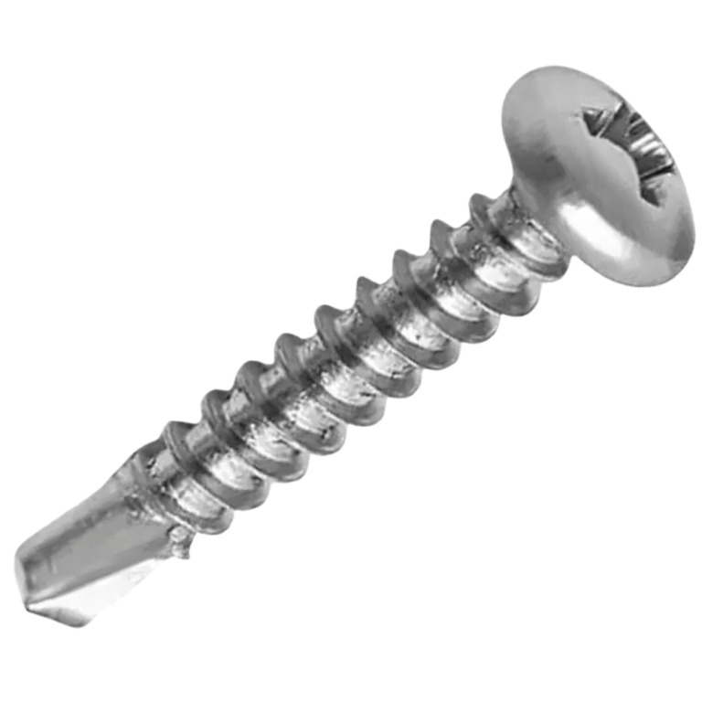 Parafuso Inox Auto Atarraxante Cabeça Panela 4,8X50 Philips Auto Brocante