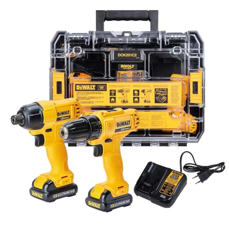 Parafusad/Furad 12V Lition Dck201C2-B2 Combo Dewalt
