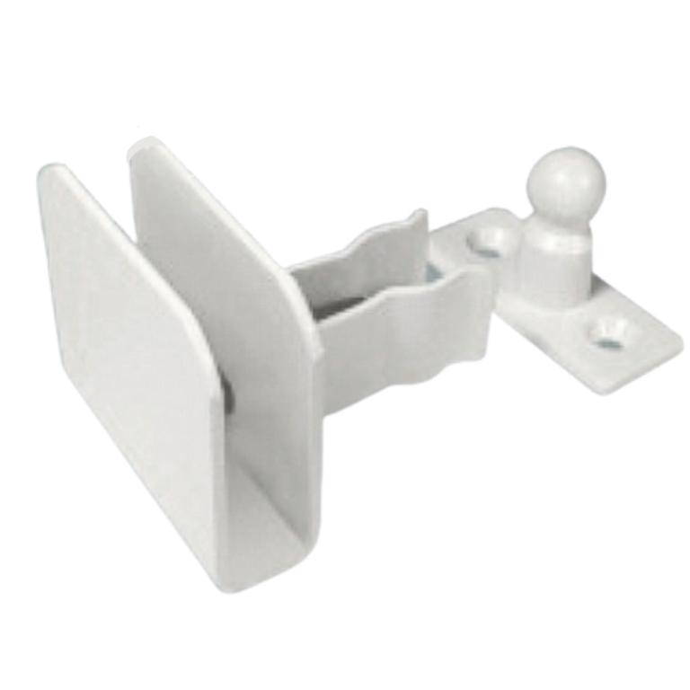 T 1702 Fixador De Porta No Rodape/Piso Branco