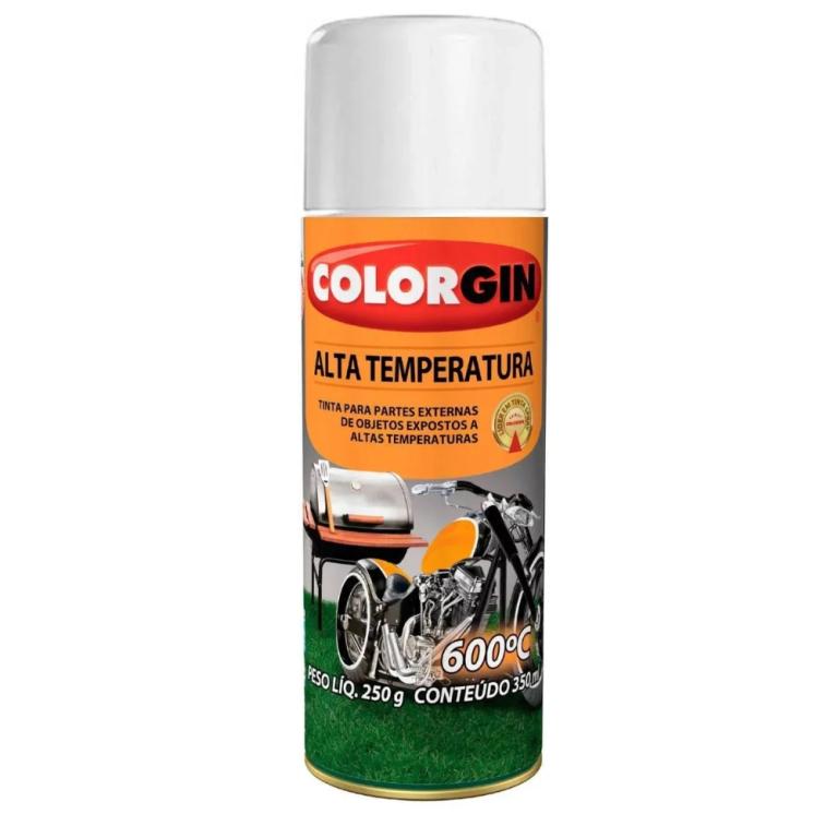 Tinta Spray Alta Temperatura Branco 5724 Colorgin