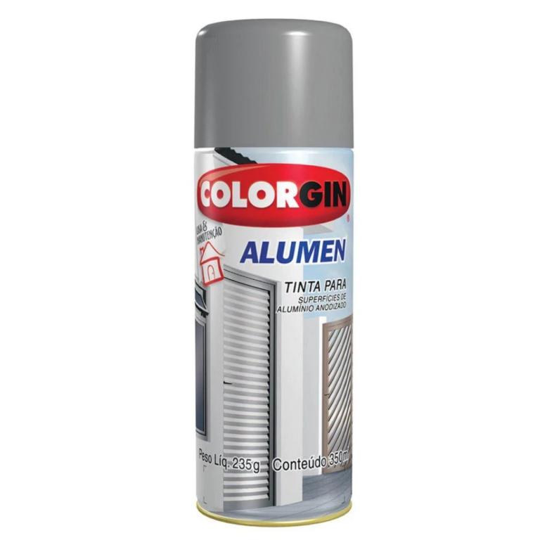 Tinta Spray Alumen Aluminio Colorgin